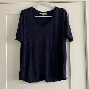 NWOT LOFT Navy Blue Top